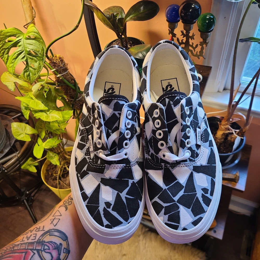 NWOT | VANS Unisex Era Mosaic Checkerboard 508731 Low Top